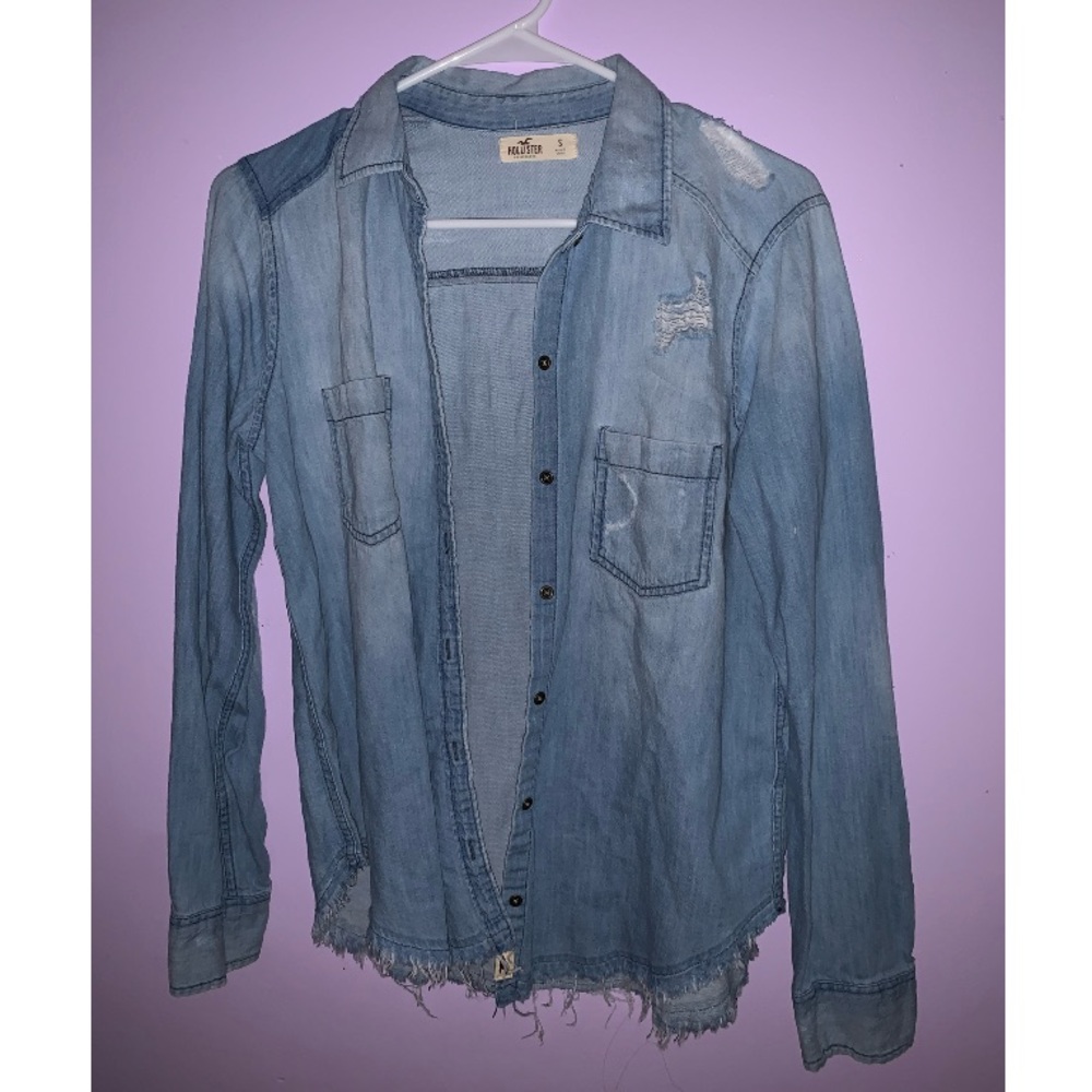 Hollister denim shirt